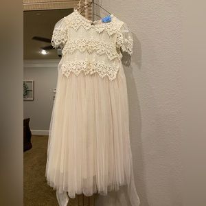 Flower Girl dress. Think Pink brand. Size 7